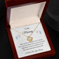 Mommy To Be | Baby Feet |  Love Knot Necklace