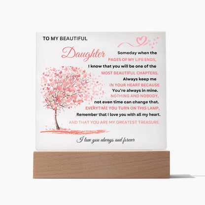 Acrylic Plaque To Daughter